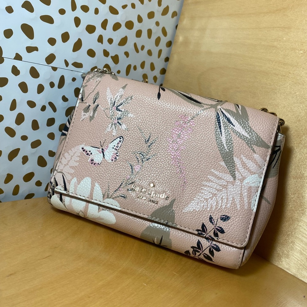 Kate spade briar lane botanical mini emelyn crossbody